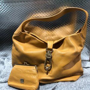 Dooney and Bourke Tan Hobo Bag with matching Coin Purse